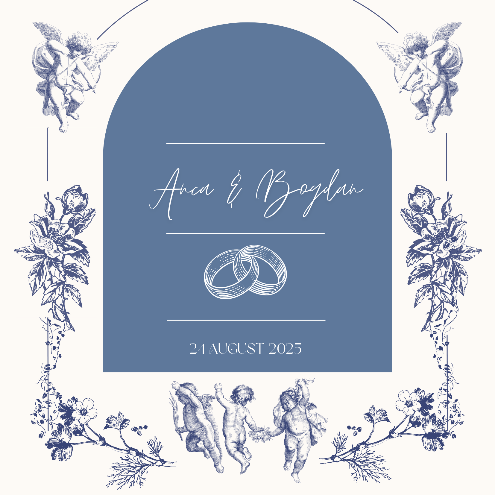 Invitatie de nunta Florence