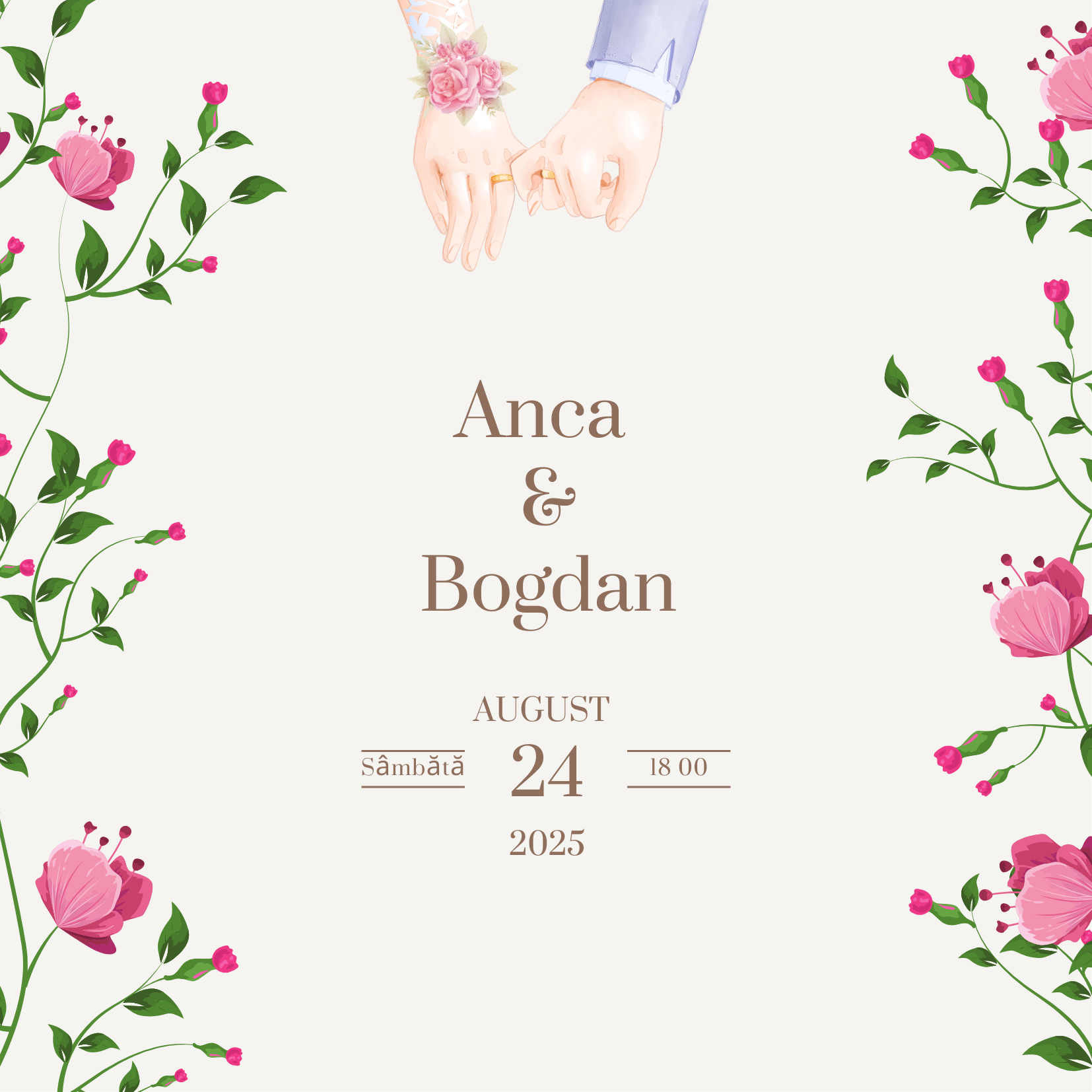 Invitatie de nunta Togheter