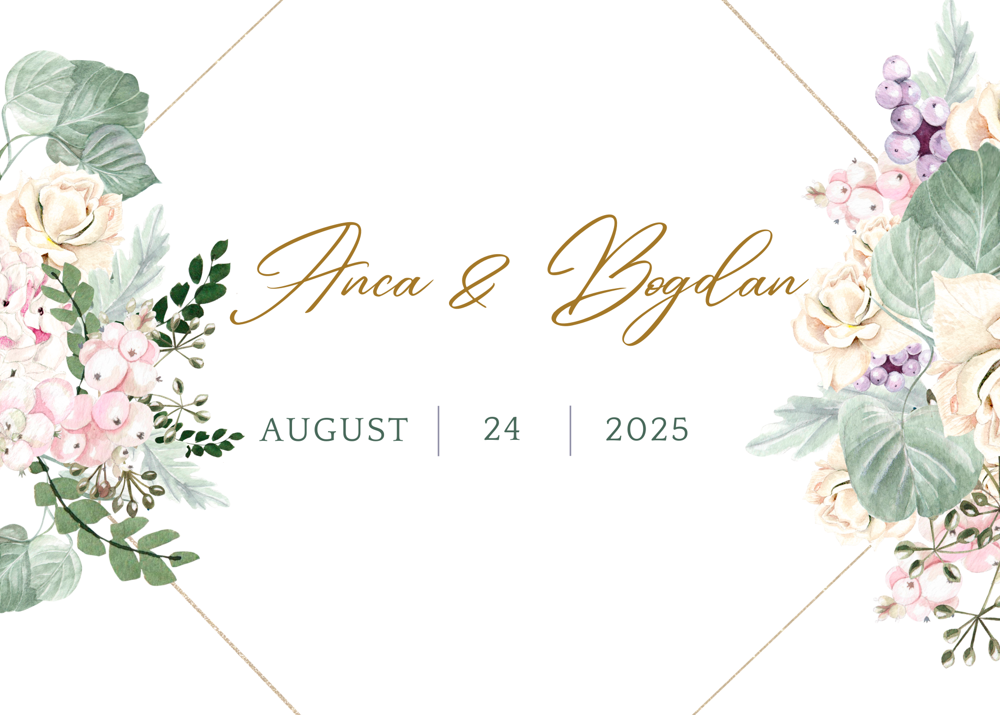 Invitatie de nunta Eden