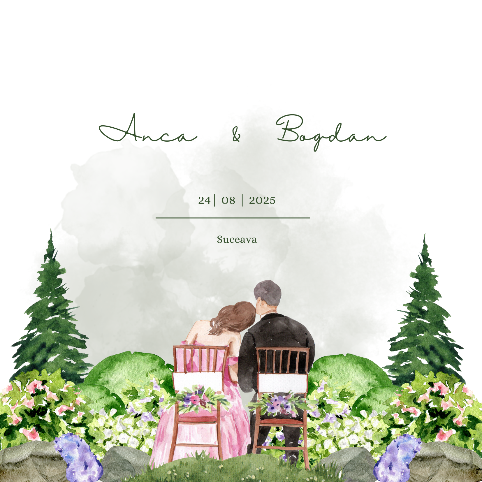 Invitatie de nunta Eternity