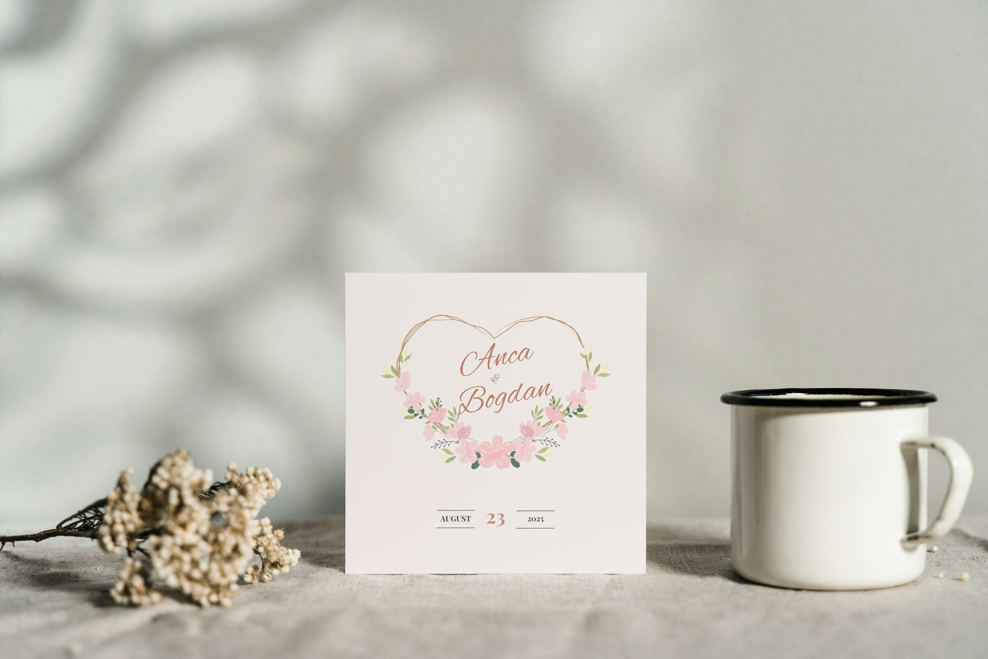 Invitatie de nunta Simple Love