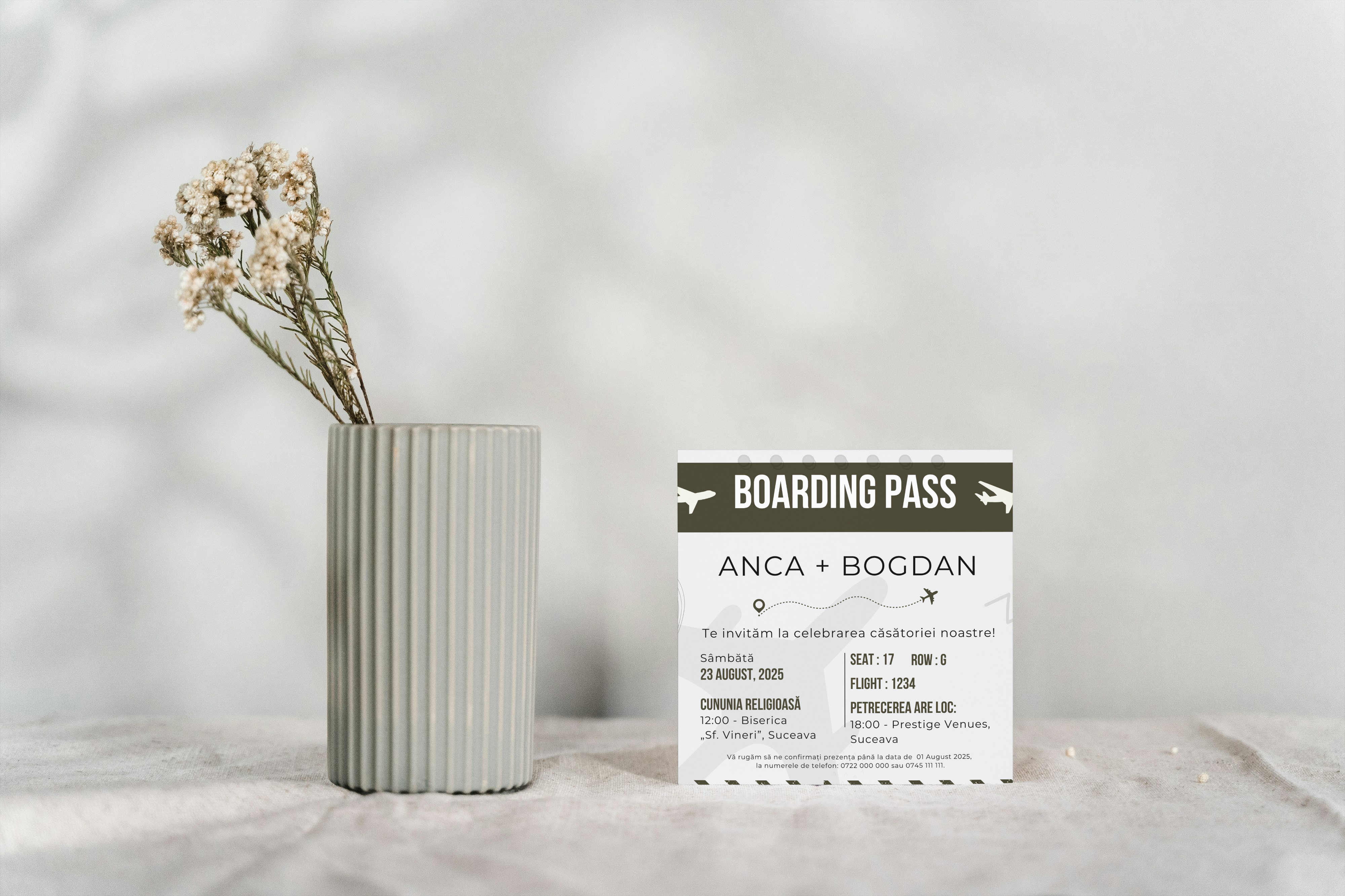 invitatii nunta iasi Ticket to Paradise