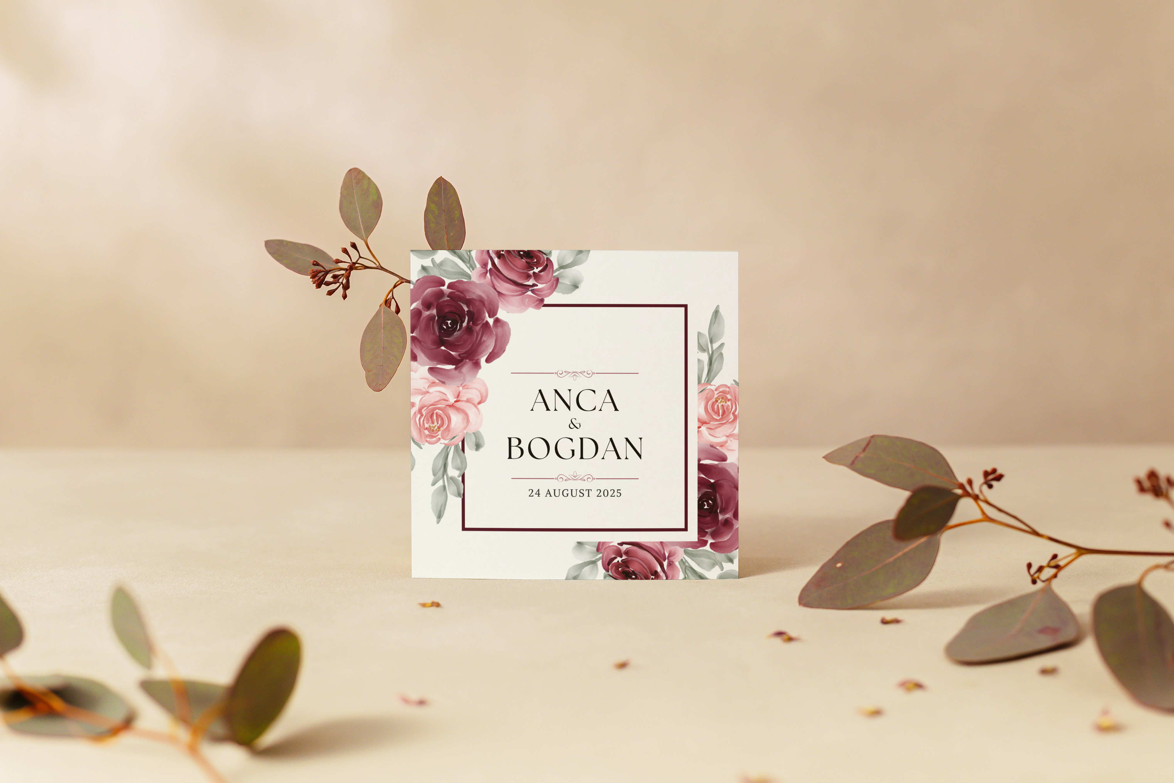 invitatii nunta iasi  Rose Garden