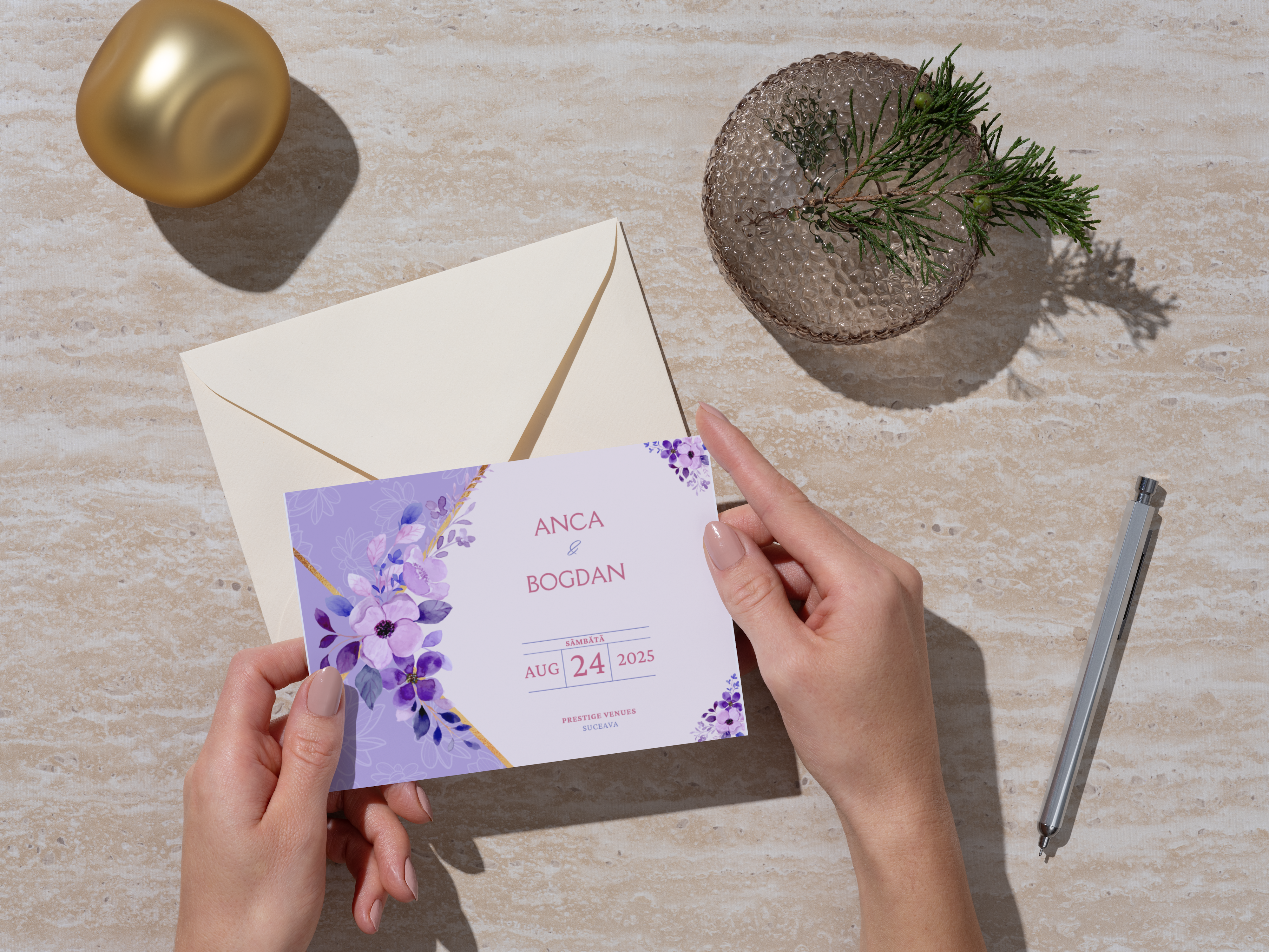 Invitatie de nunta Royal