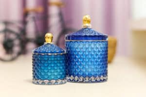 Lumanare parfumata din ceara de soia hand made. cadou. recipient din sticla