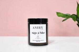 lumânare parfumată în borcan de sticlă Rustic AniryCrafts